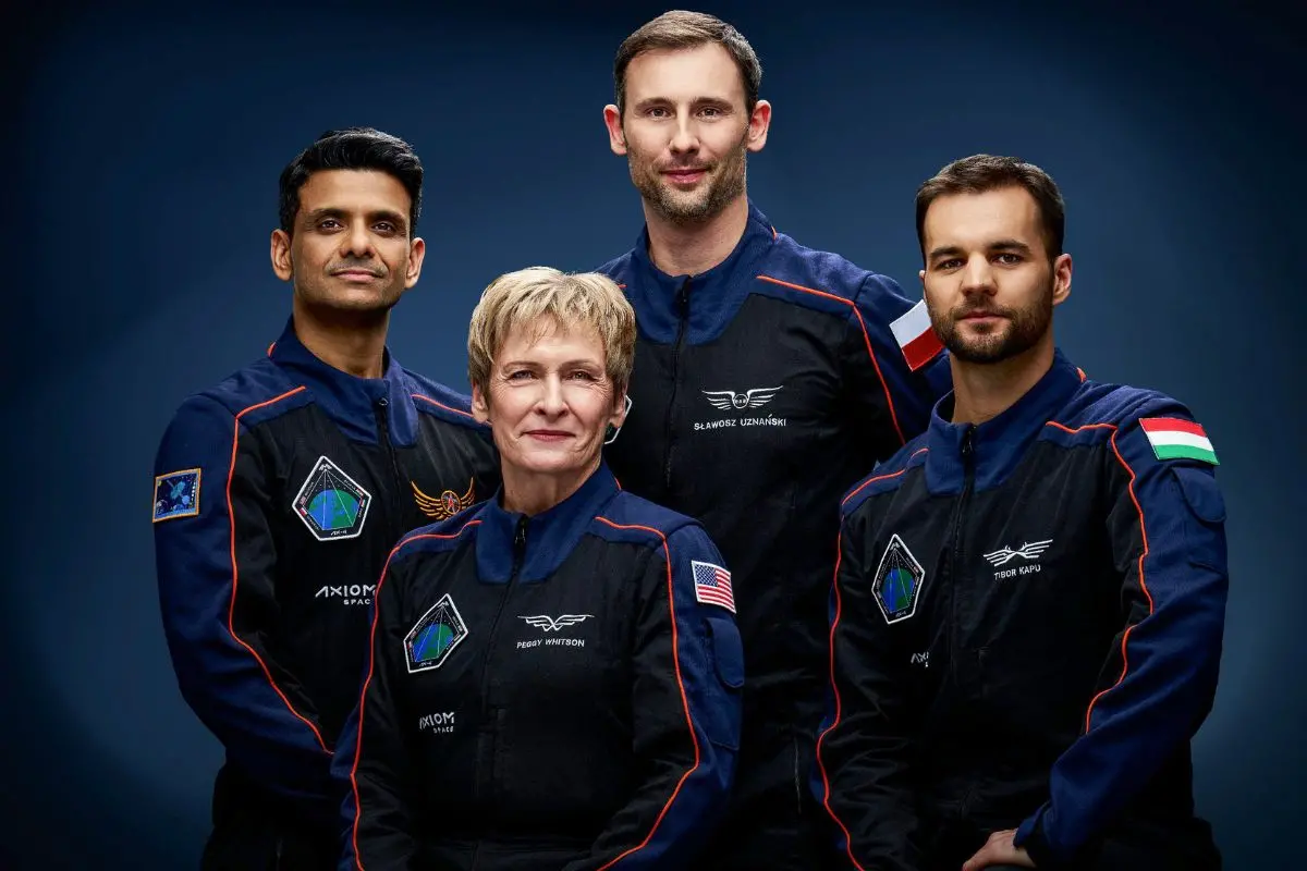 Axiom Mission 4 (Ax-4) crew (Photo: ANI)