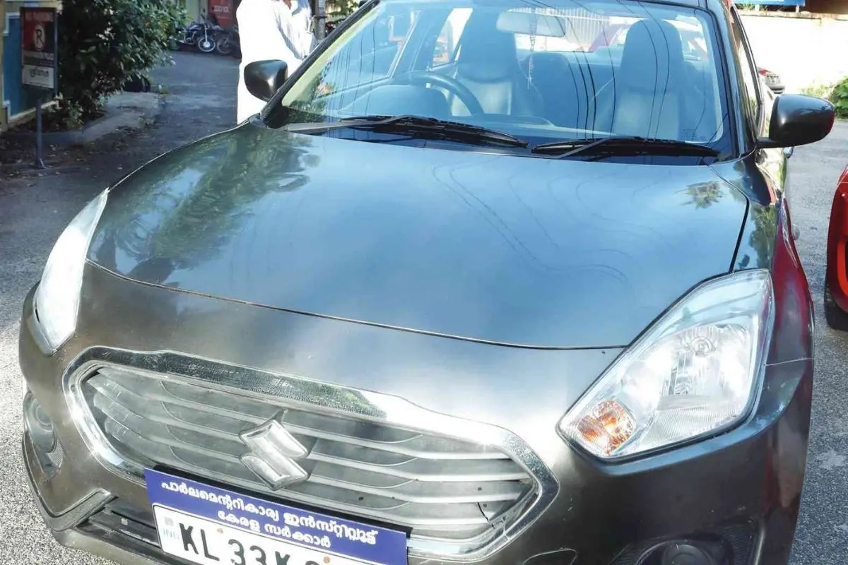 A reformed vehicle now being used by the Parliamentary Affairs Institute director.