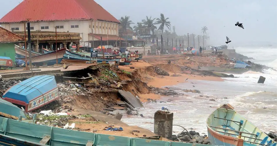 The lost shore in Shankumugham Beach | Mathrubhumi