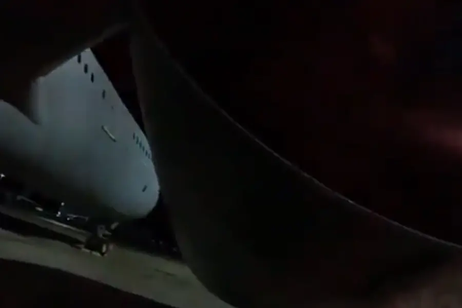 A screengrab of the video