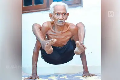 105-year-old yoga maestro inspires generations with six decades of practice