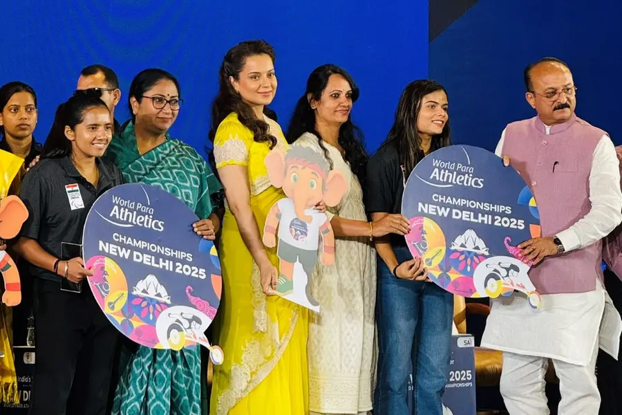 Kangana at the launch event of 2025 World Para Athletics Championships