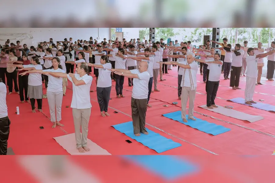 Central University of Kerala Yoga Day