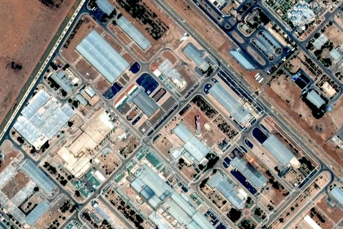 Isfahan nuclear enrichment facility in central Iran