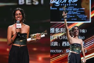 Meenakshi Jayan wins Best Actress at Shanghai International Film Festival 2025 for Malayalam movie ‘Victoria’