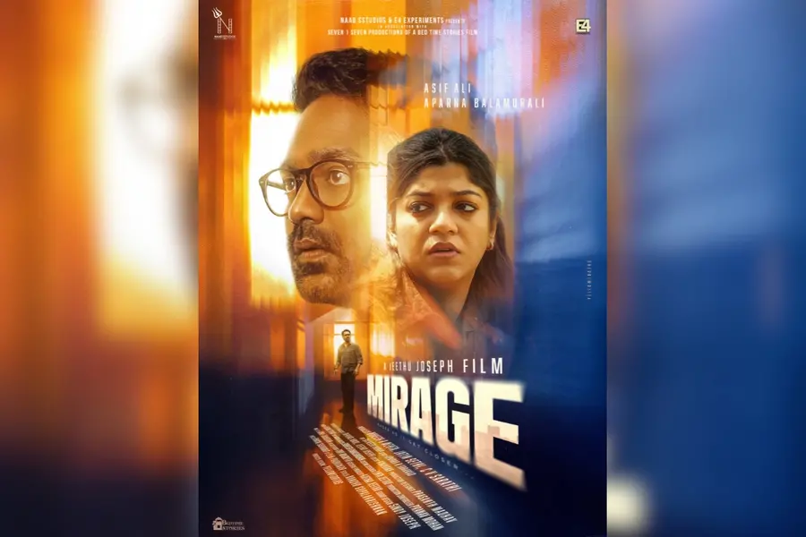 Asif Ali and Aparna Balamurali reunite in Jeethu Joseph’s ‘Mirage’; first look out now