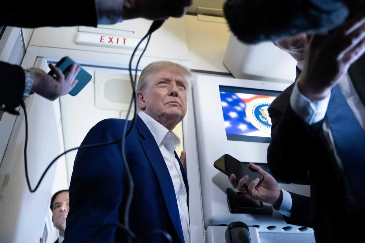 US President Donald Trump speaks to reporters about the Israel-Iran conflict (Photo: AFP)