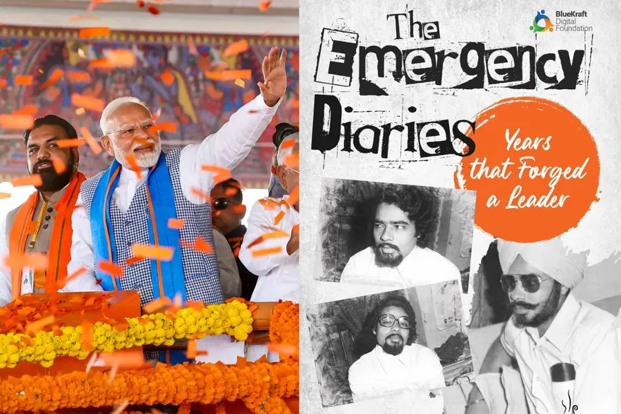 pm modi book emergency