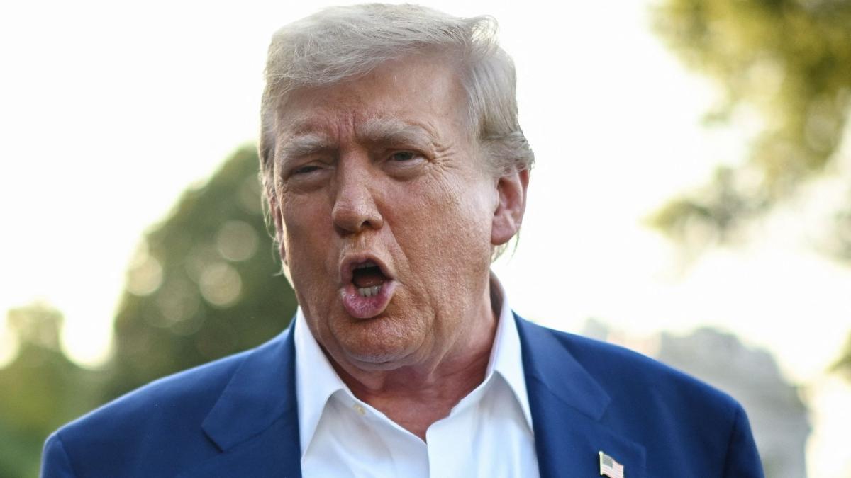 Donald Trump speaking