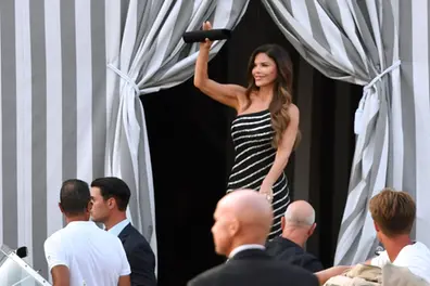 Lauren Sanchez carries Indian luxury label Ahizoka to her Venetian wedding with Jeff Bezos