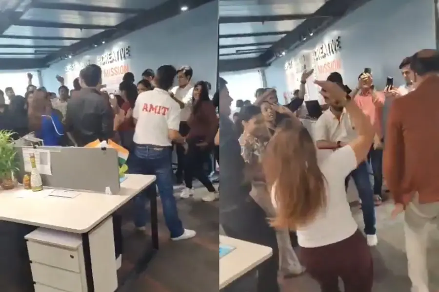 Screen Grab from the viral video