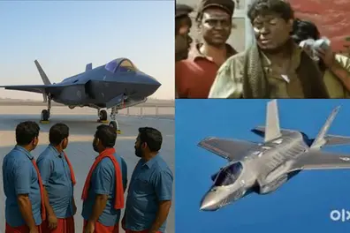 ‘Nokku kooli’ to ‘Vellanakalude Nadu’: Stranded British F-35 fighter jet in Kerala becomes meme gold