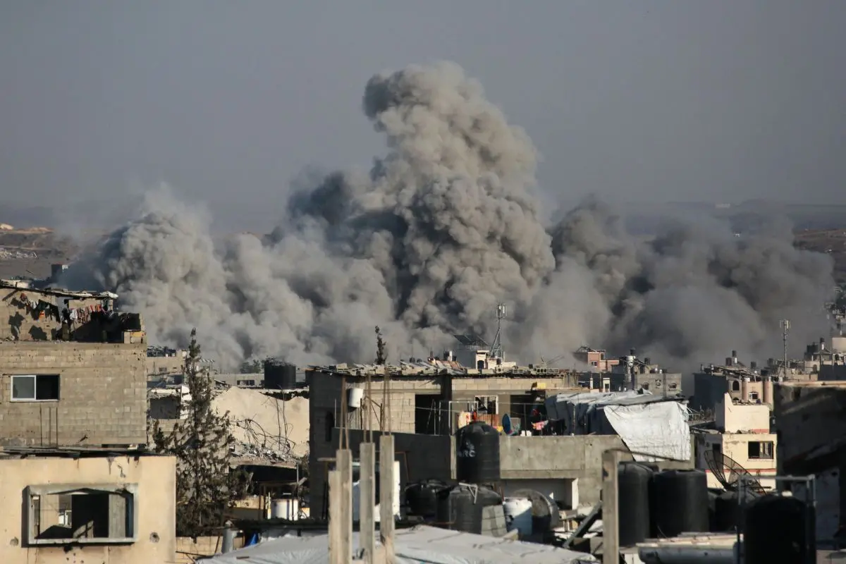 Smoke billows after an Israeli strike on Jabalia in the northern Gaza Strip on June 28, 2025 (Photo: AFP)