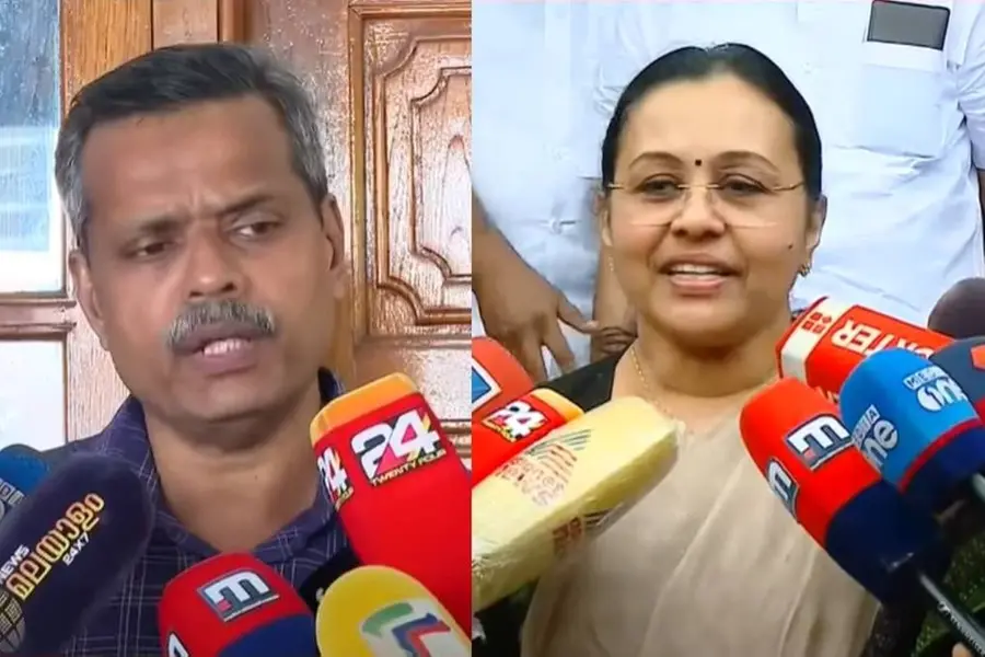 Dr Haris Chirakkal and Minister Veena George