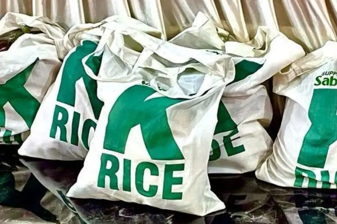 K- Rice packed for distribution | File Image