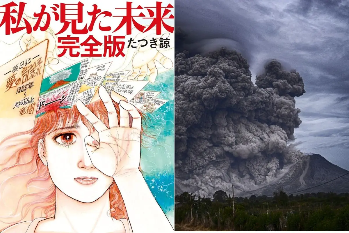 Ryo Tatsuki's Watashi ga Mita Mirai predicts a massive undersea volcanic eruption in the Philippine Sea will supposedly trigger a tsunami up to three times larger than 2011's
