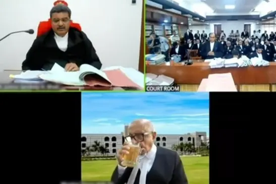 A screengrab of the court proceedings | X