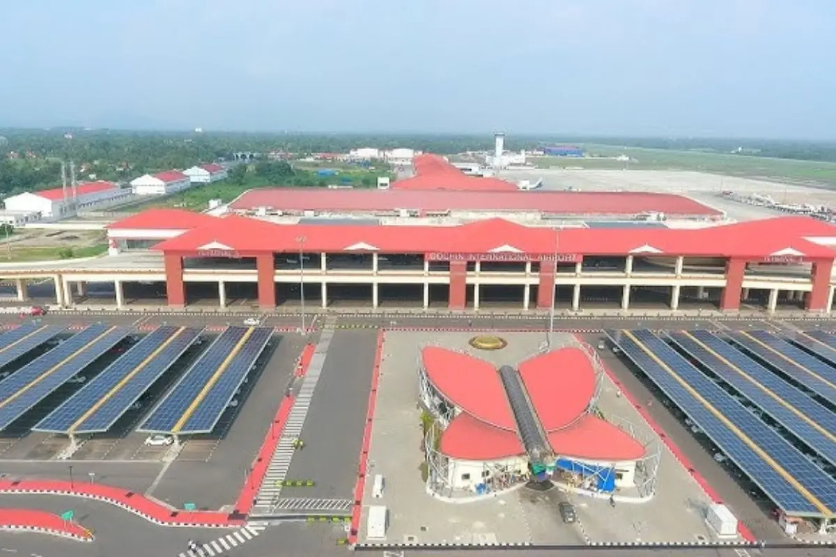 CIASL is also introducing Kerala's first-ever covered aircraft parking facility, an expansive 350,000 sq ft structure designed to accommodate up to 13 narrowbody aircraft simultaneously. Photo: X