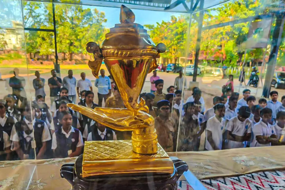 Golden Cup for the winners of the Kerala State School Arts Festival | Mathrubhumi