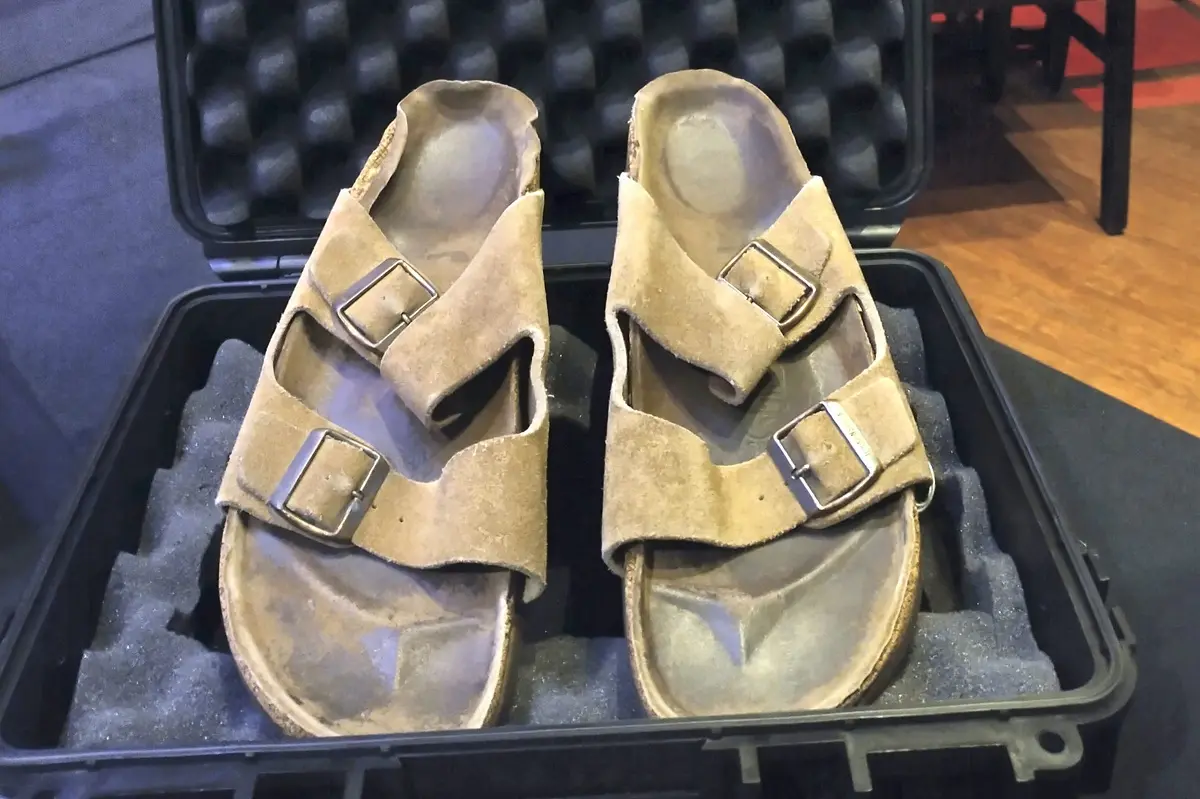 Steve Jobs' 1970s Birkenstock sandals | File photo: AP