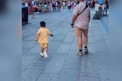 ‘Without it, we’d lose him’: Indian mother defends using leash on 3-year-old in New York