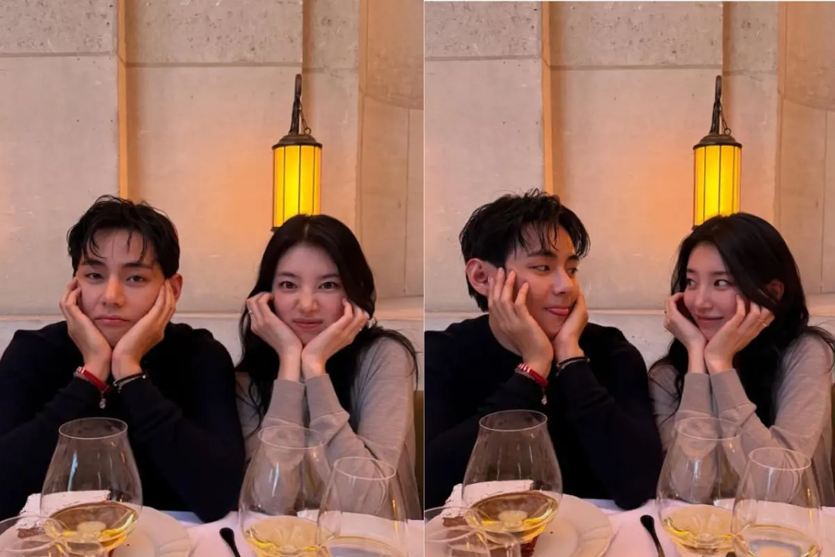 BTS V and Bae Suzy`s cute Instagram pictures