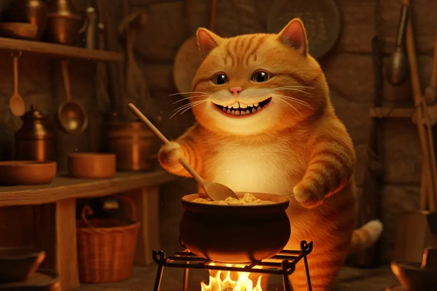 orange cat