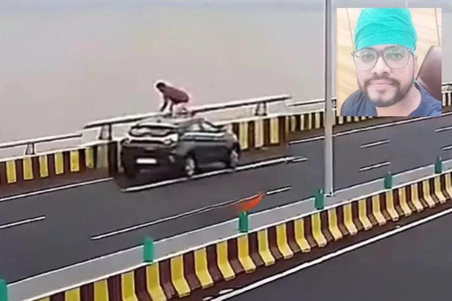 Mumbai doctor jumps off Atal Setu after final call to mother; Car and phone found