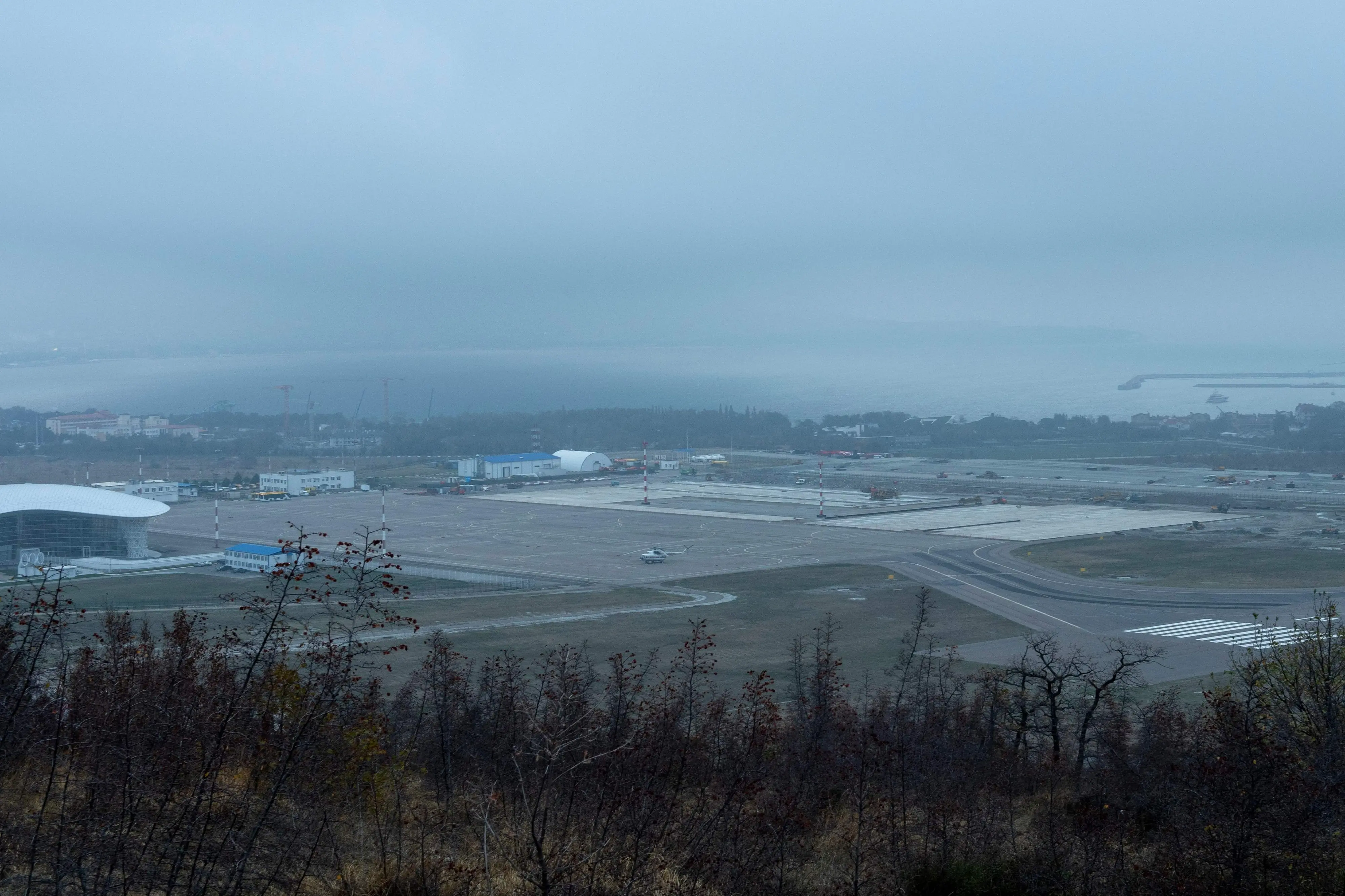 This general view shows Gelendzhik airport in the town of Gelendzhik, Krasnodar region on November 3, 2023, which has been closed since February 24, 2022 due to Russian military action in Ukraine | File photo: AFP