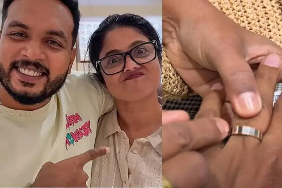 Karthik Surya with Manju Pillai