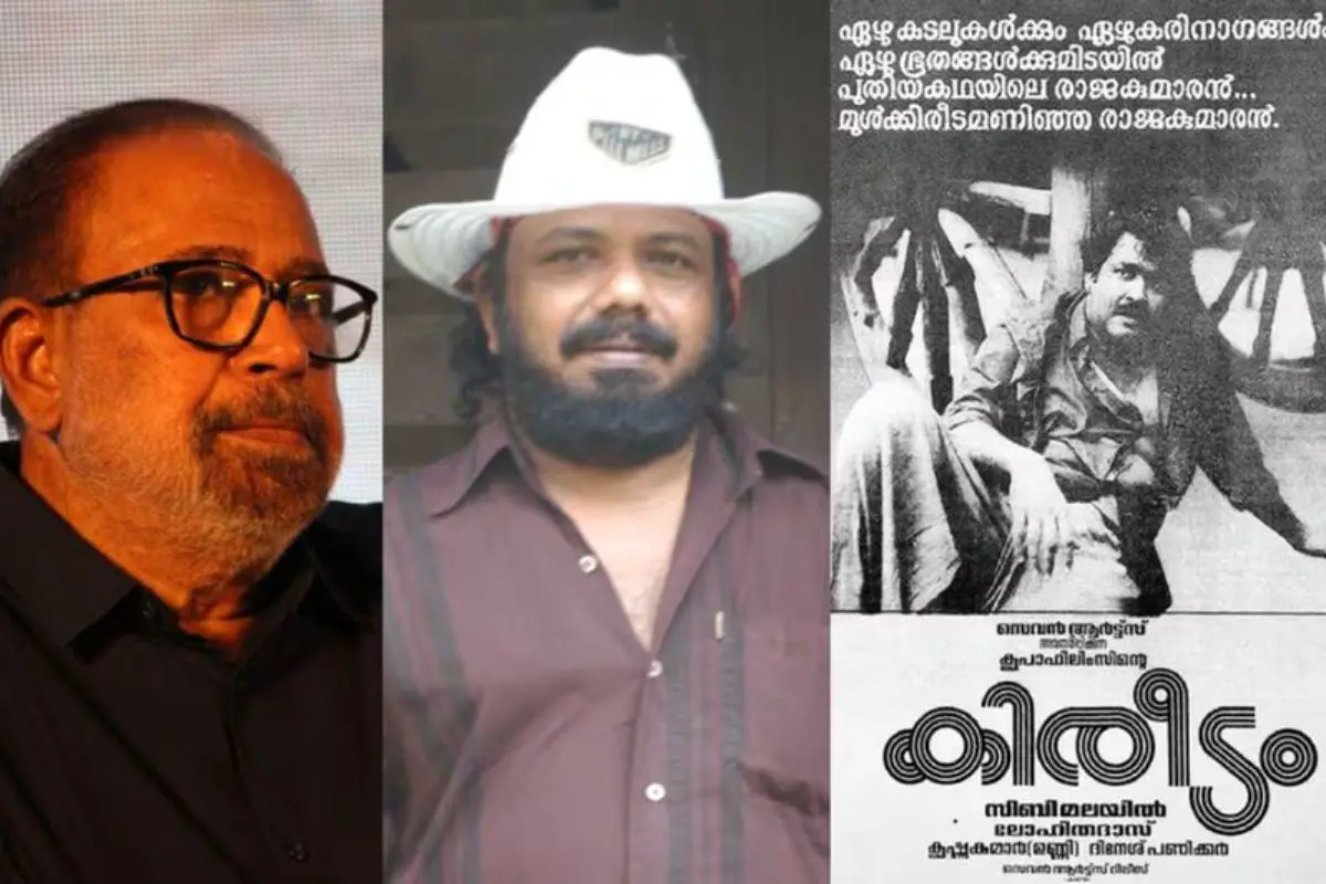 From (L) Sibi Malayil, Lohithadas and poster of 'Kireedam' | Photos: MBI/Facebook