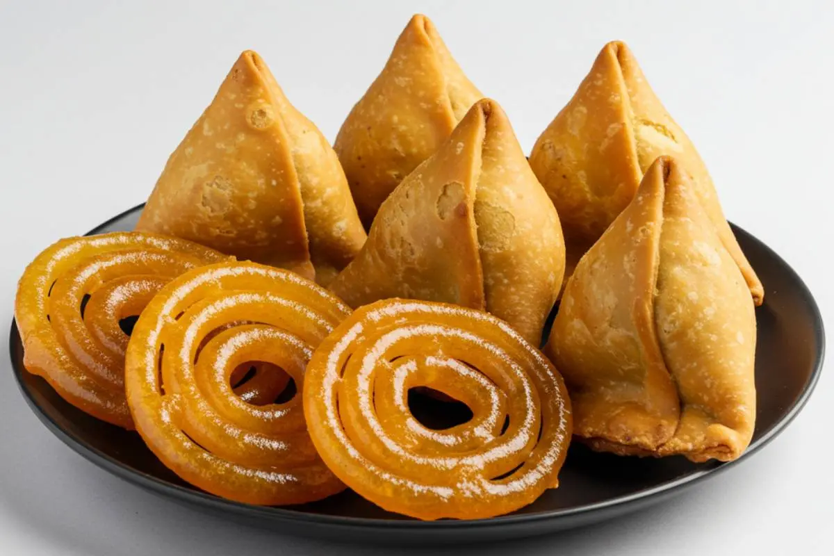 സമൂസ, ജിലേബി (AI)