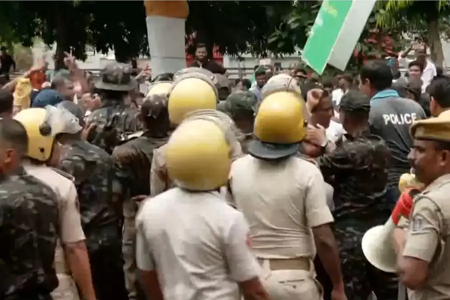 Odisha protest