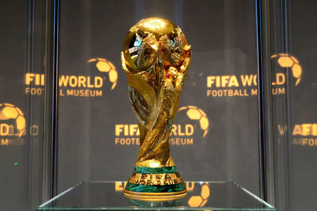 File Photo: World Cup trophy at the FIFA World Football Museum | AFP