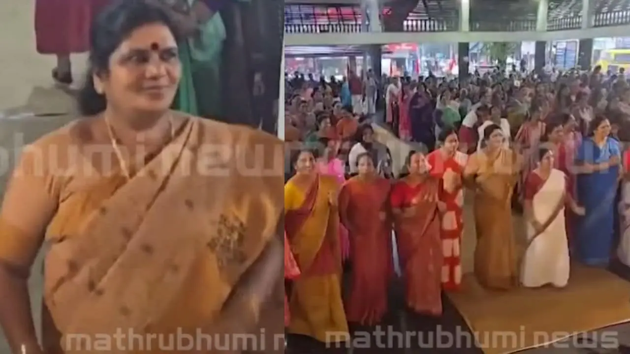 Minister J. Chinchu Rani attending the event