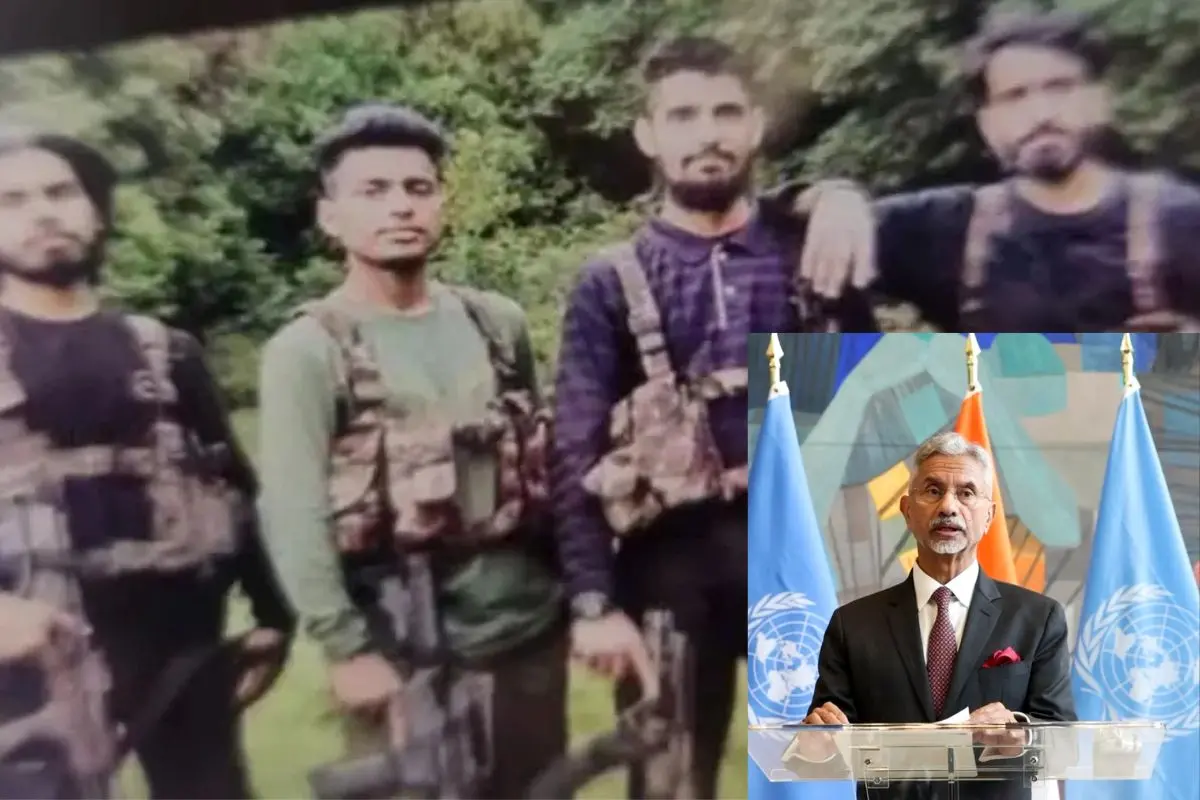 The photo of terrorists released by Agencies ,S Jaishankar|Screengrab,PTI