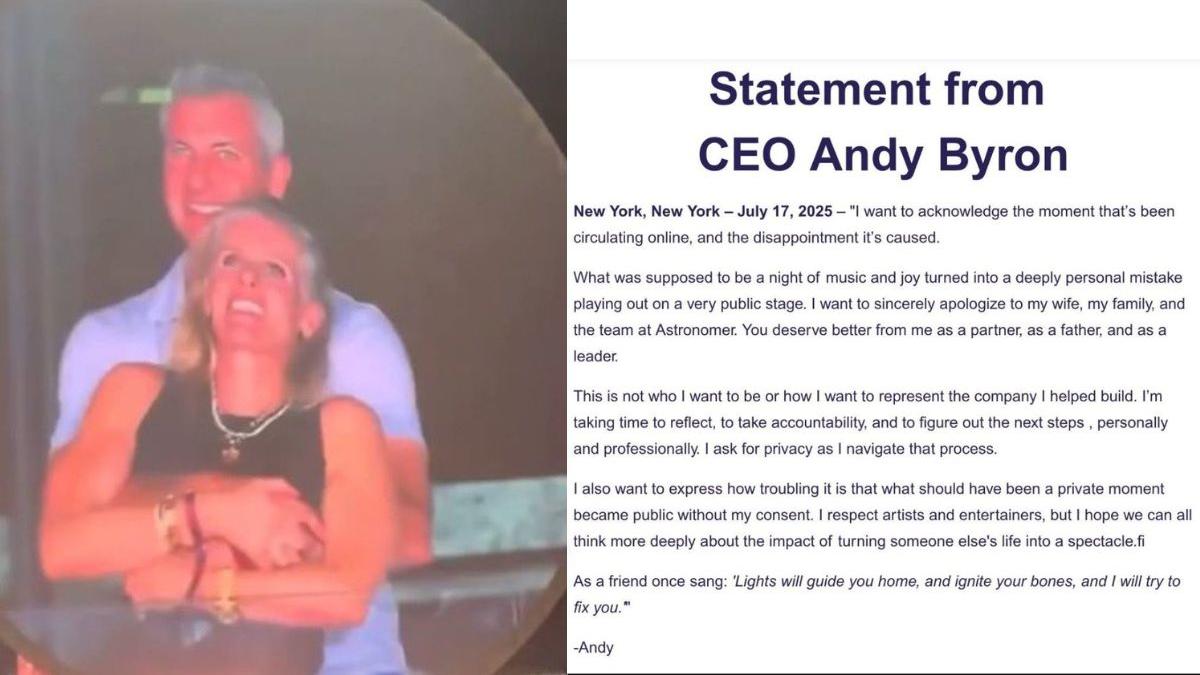 Andy Byron's Apology