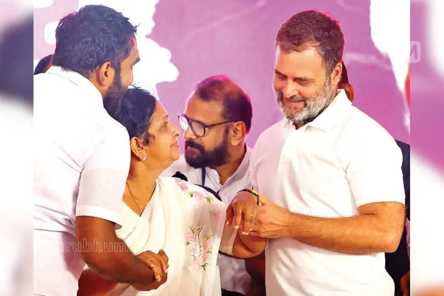 Rahul spots father’s photo in Mariamma’s wrist watch — a 1990 gift from Oommen Chandy to his wife