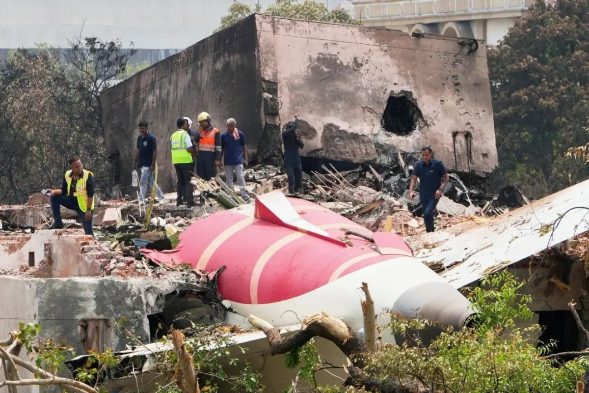 The flight that crashed in Ahmedabad | Photo: AP