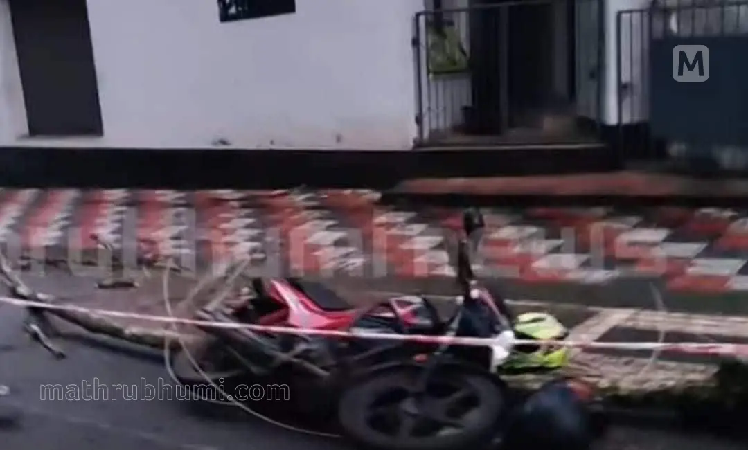 The accident spot | Screengrab, Mathrubhumi News