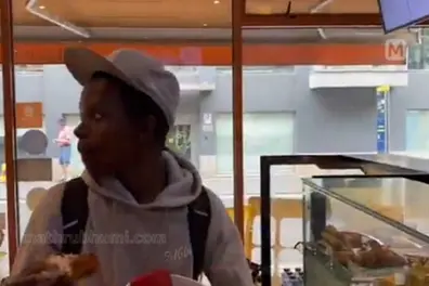 African man eats chicken inside ISKCON’s London restaurant: ‘Disgusting’ | Video