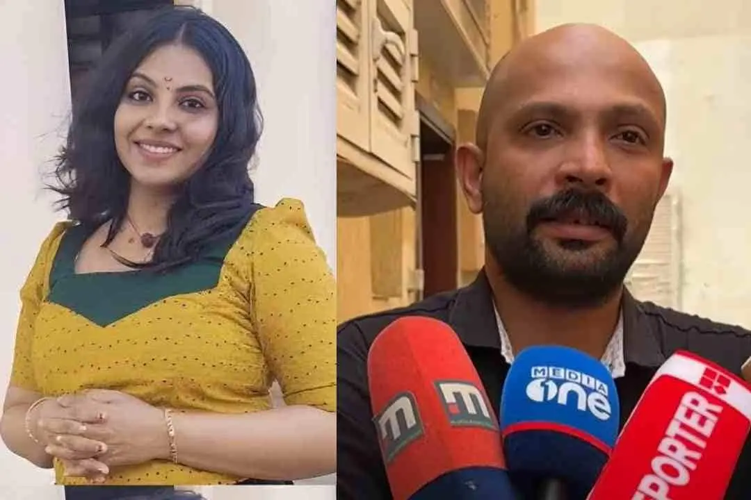 Athulya, Satheesh speak to the media | Screengrab, Mathrubhumi