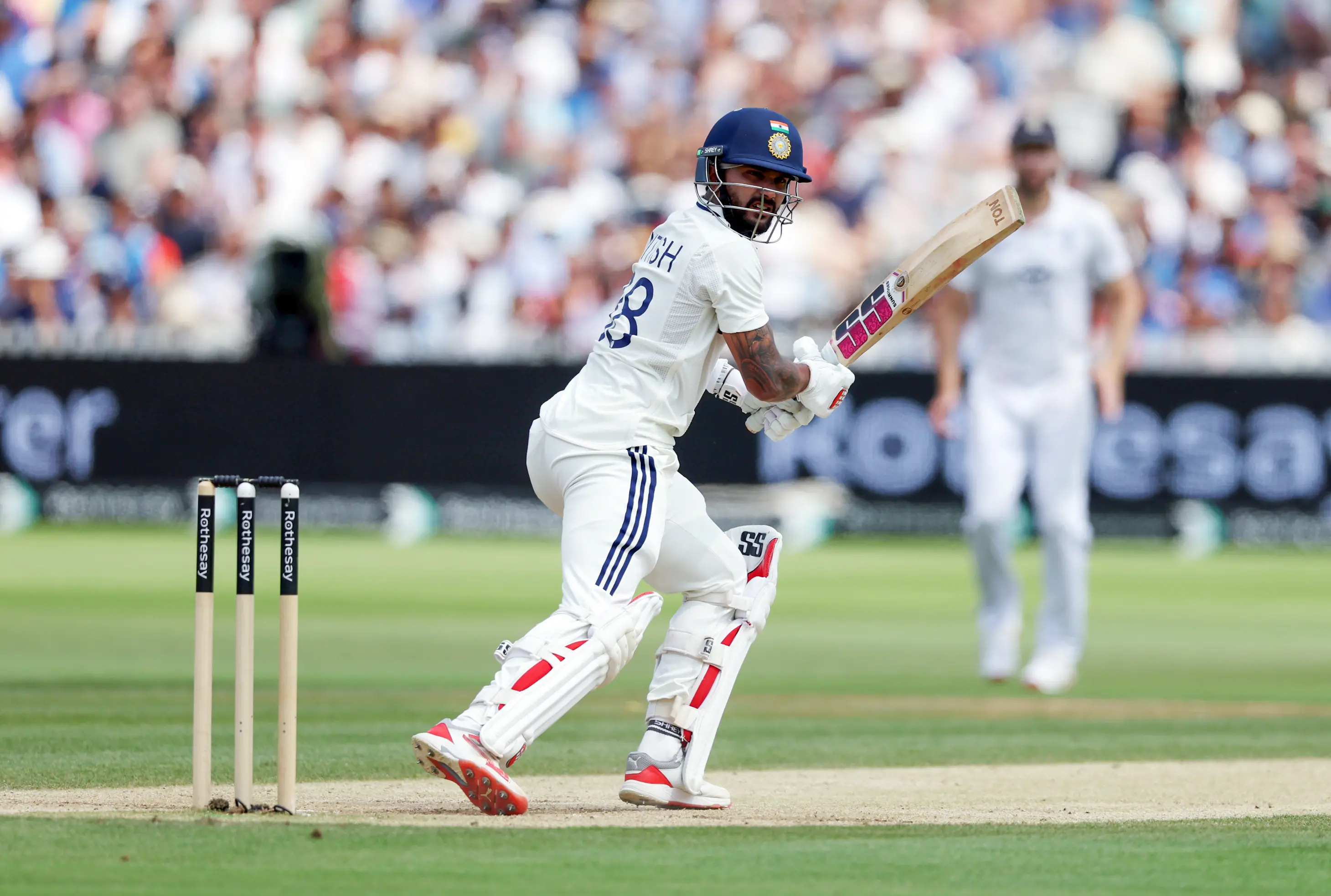 India's Nitish Kumar Reddy plays a shot during Day 5 of the 3rd test match against England at Lord's in London | File photo: ANI