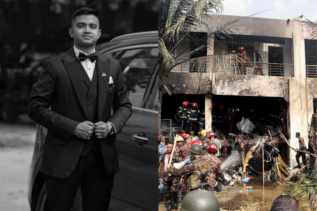 Towkir Islam Sagar, Bangladesh plane crash | Photo: X, AFP