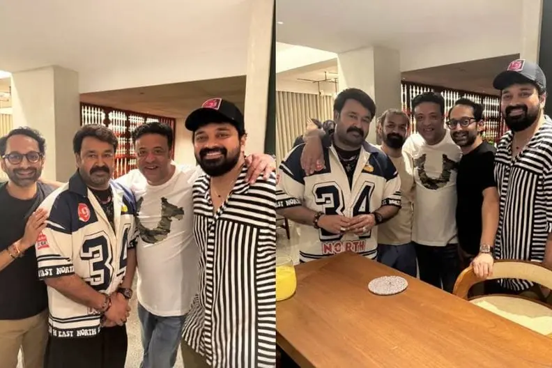 Fahadh, Nazriya, Pranav with a ‘senior actor’ from Malayalam cinema; photos go viral