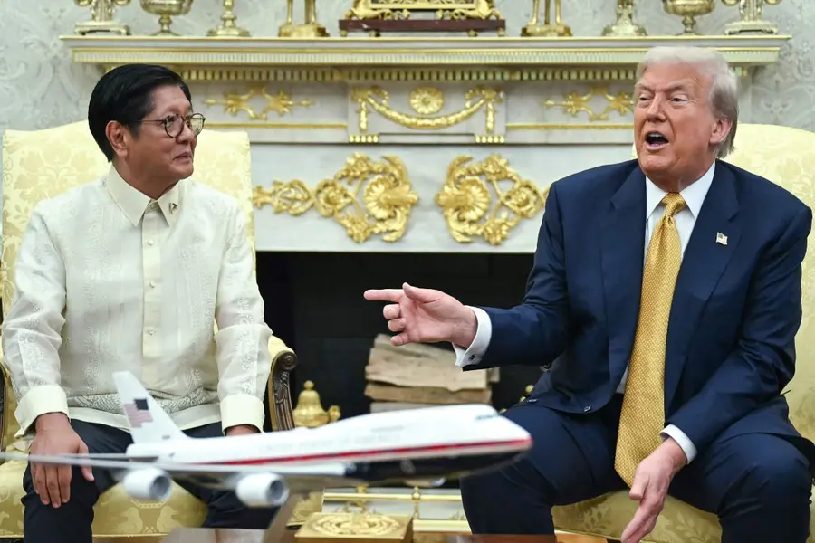 Trump welcomes Philippine leader Marcos at White House and says he ...