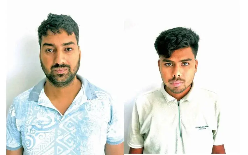 The accused, Atulkumar Singh and Manish Singh, were arrested from Shivpur in Varanasi