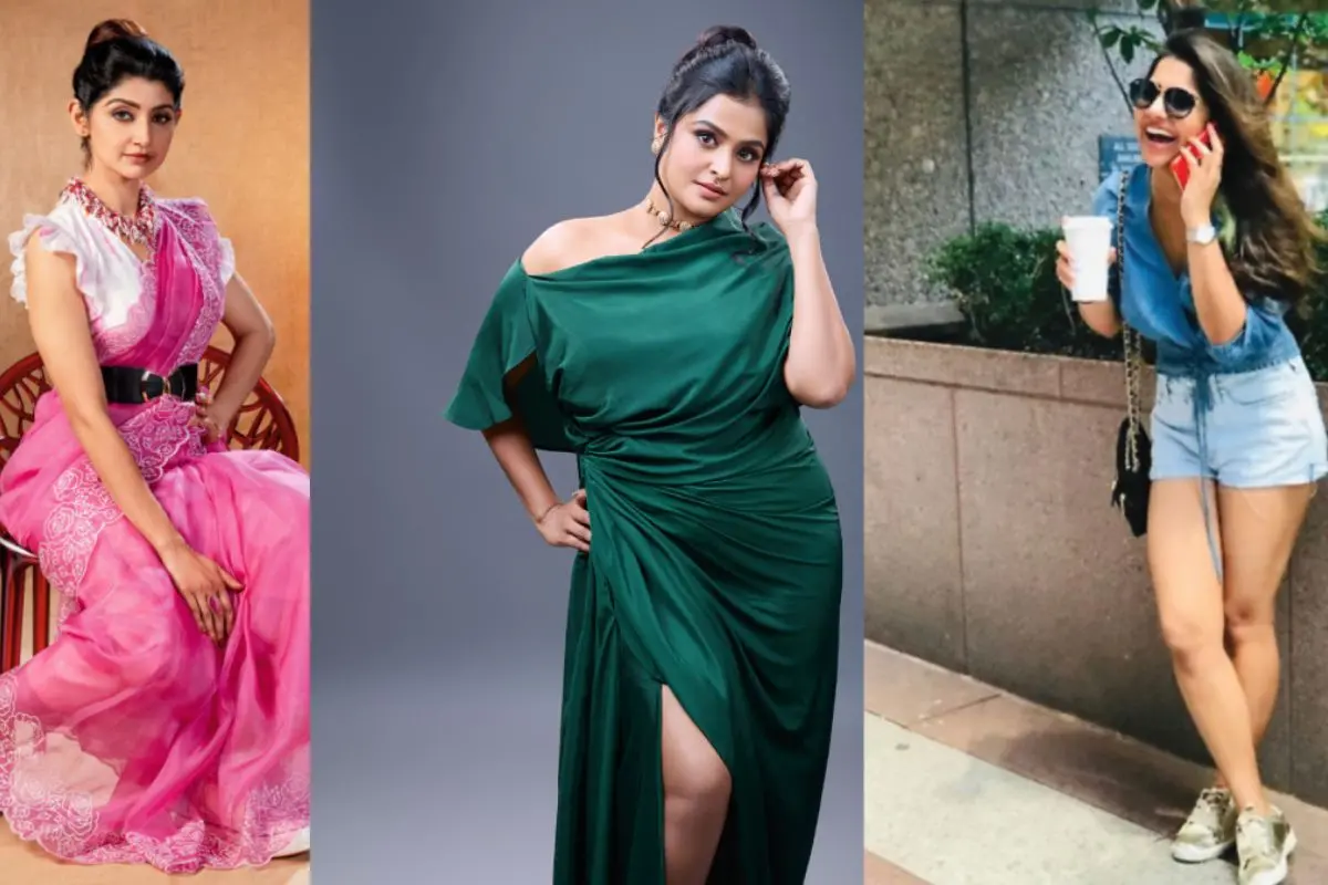 From (L) Divyaa Unni, Ramya Nambessan and Meera Nandan. | Photos: MBI