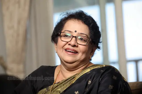 Mallika Sukumaran | Photo: Mathrubhumi/Sreejith P Raj