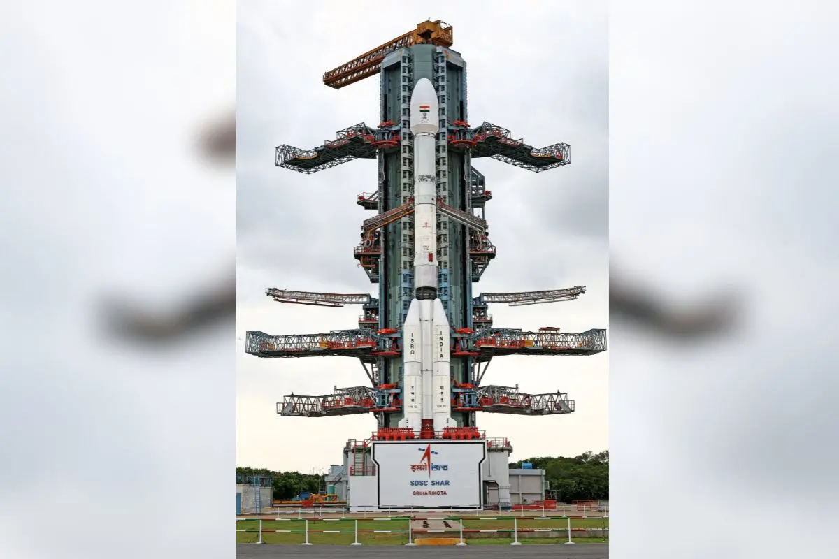 NISAR all set for launch from Satish Dhawan Space Centre at Sreeharikkotta on Wednesday | Photo: ANI
